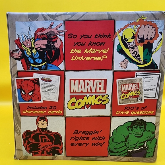 Marvel Comics Trivia Card Game - Opened, New - Picture 2 of 7